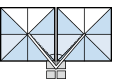 サイド支柱ダブルパラソルタイプ長方形