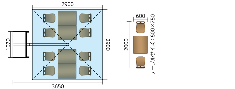 AS3030：レイアウト例